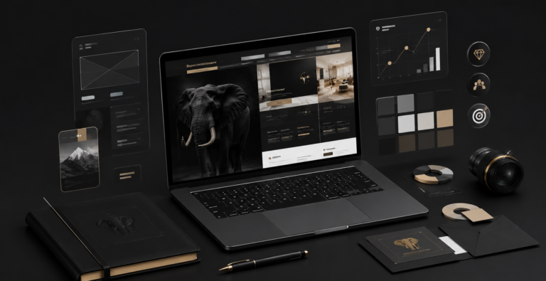 Web Design for a High-Concept Film Production Company